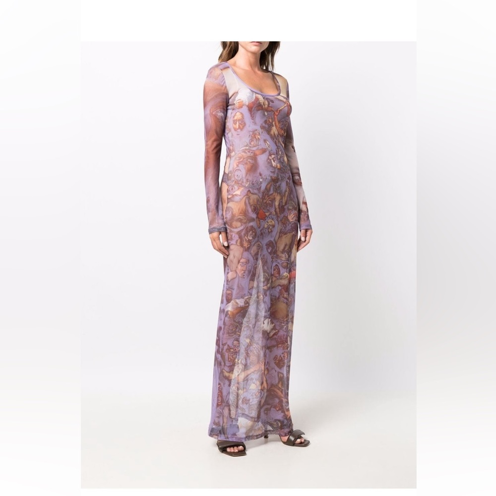Y/Project Printed Mesh Dress
